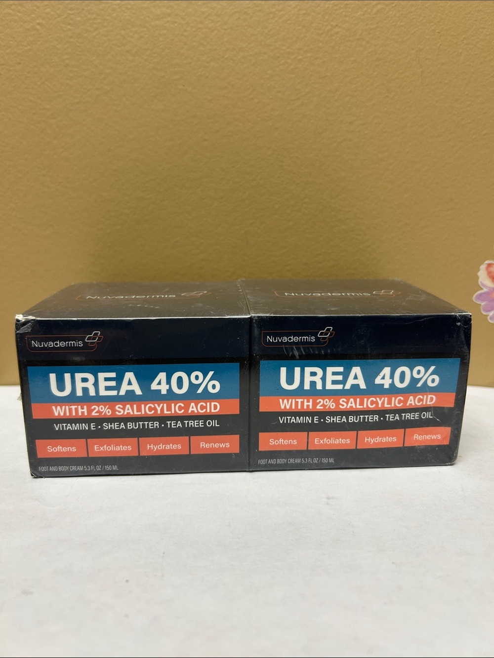2 X Urea 40% Foot & Body Cream with 2% Salicylic Acid - 5.3 fl oz each